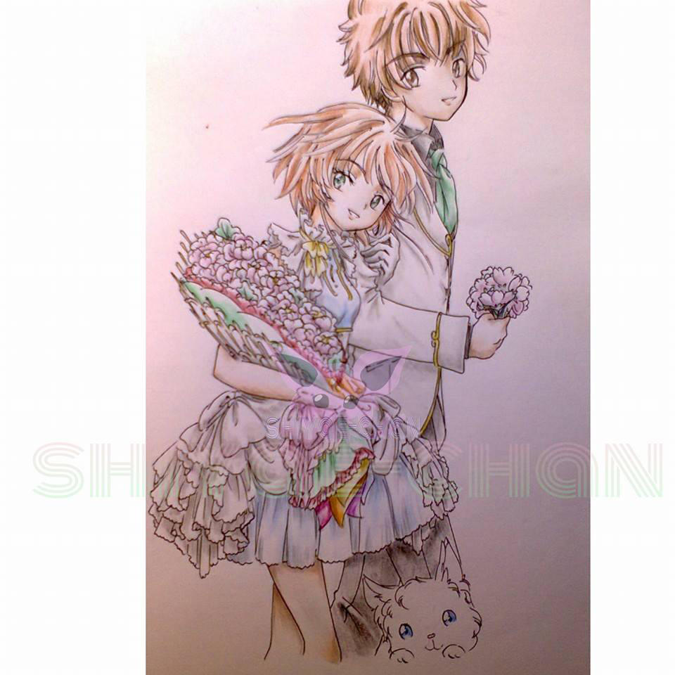 Sakura and Syaoran, by shiyaechan by NewTrials