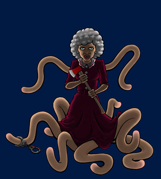 Grandma Ruth as Mrs. Pickman by BloodyWilliam