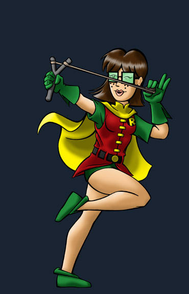 Amelia as Carrie Kelley by BloodyWilliam
