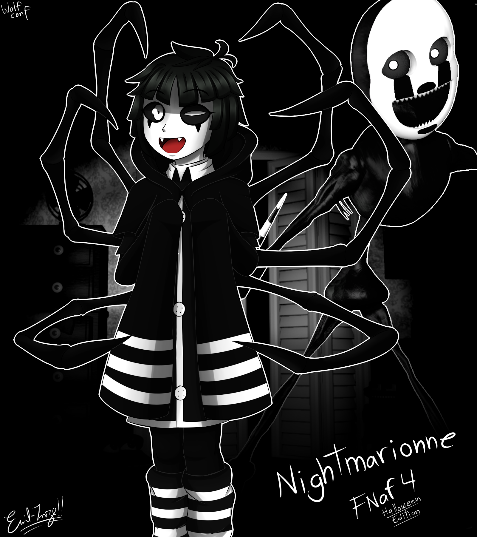 FNaF 4 HE Nightmarionne (Remastered) by EmilInze on DeviantArt