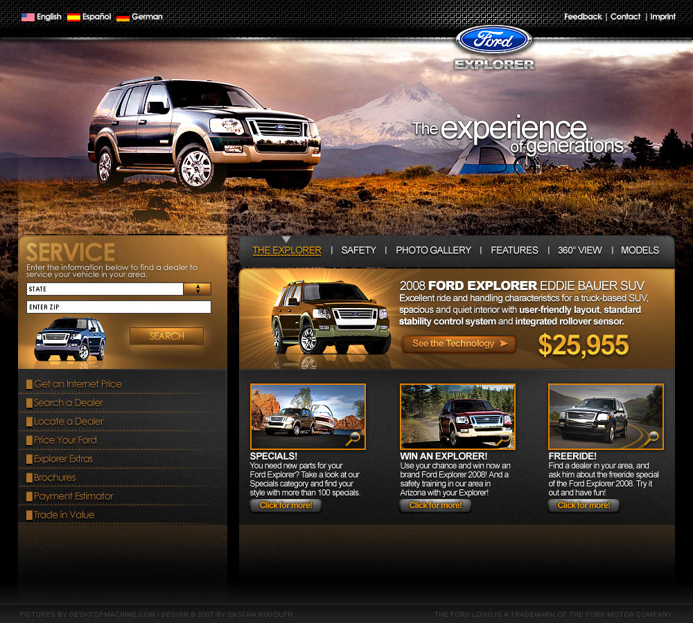 Ford Explorer Website by Carl06