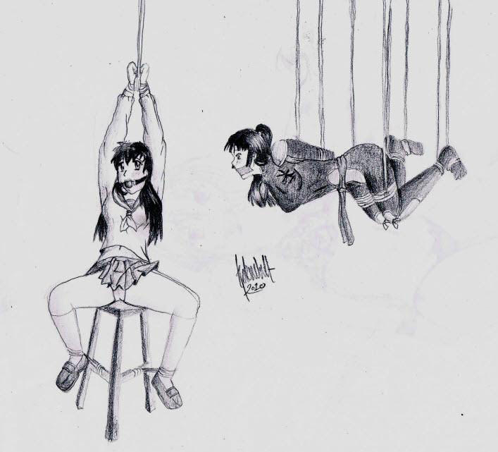 Request - Sango and Kagome by Geknebelt