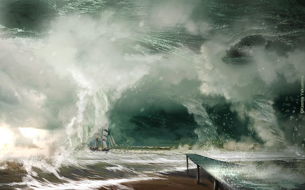 Storm of the century by KseniaYakushina