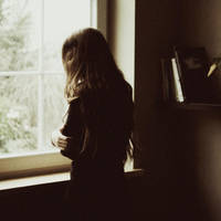 house on hilltop, rainy day by laura-makabresku