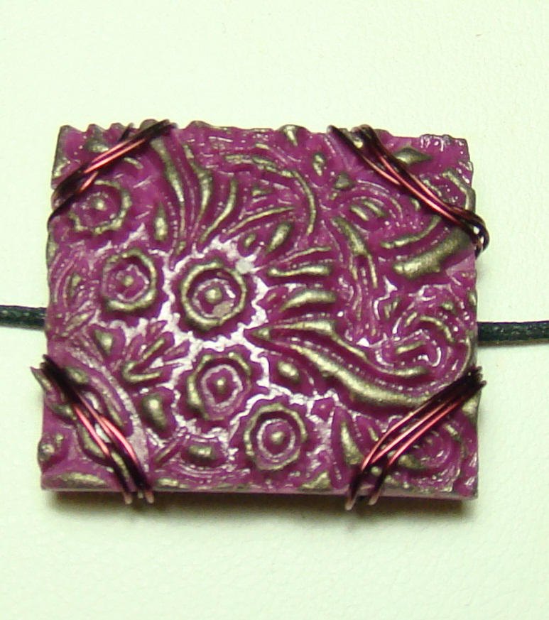 Purple Polymer Clay Bracelet by darkangel81a on DeviantArt