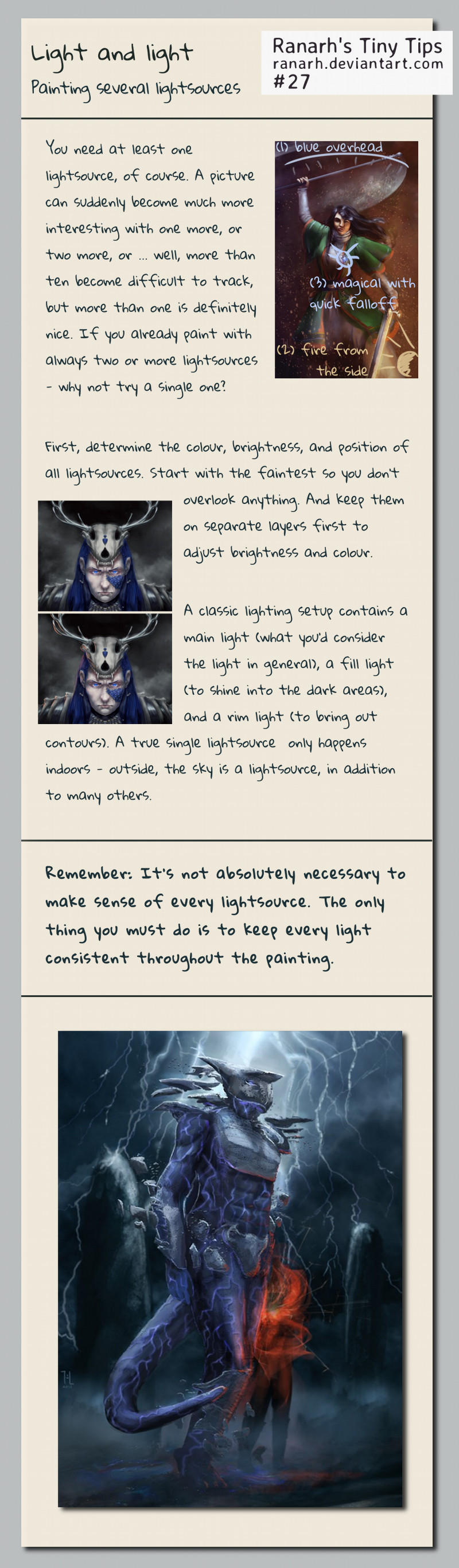 Tiny Tips: Light and Light by Ranarh