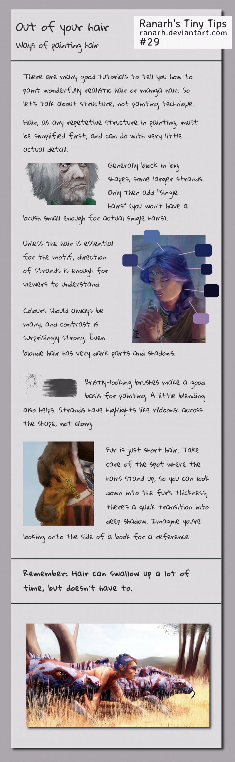 Tiny Tips: Out of your hair by Ranarh
