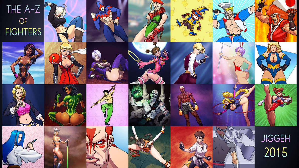 The A-Z of Fighters by Jiggeh The A-Z of Fighters by Jiggeh