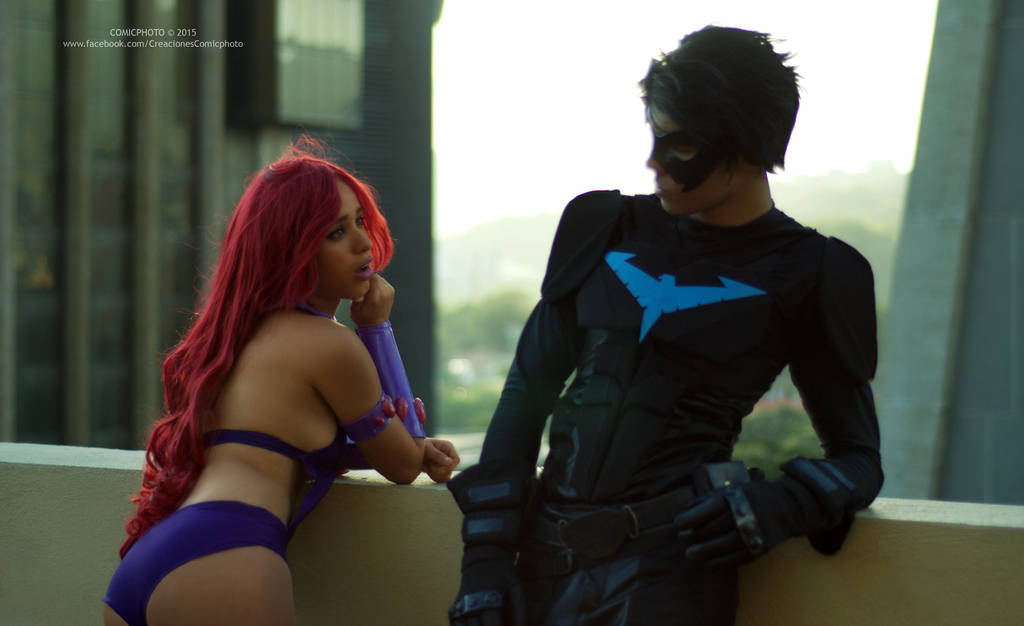 Nightwing and Koriand'r by RubenMakenshi