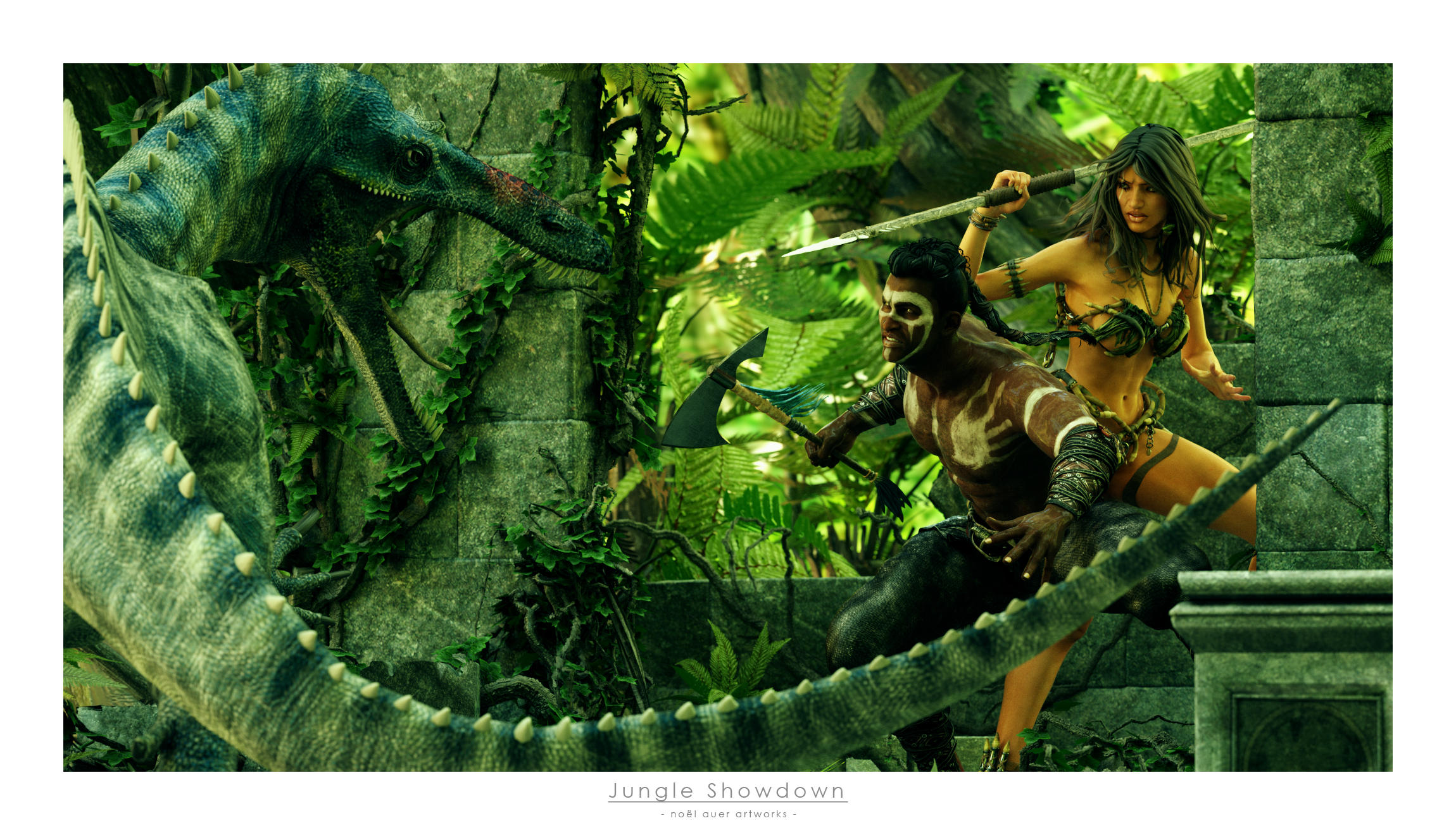 Jungle Showdown by TRRazor