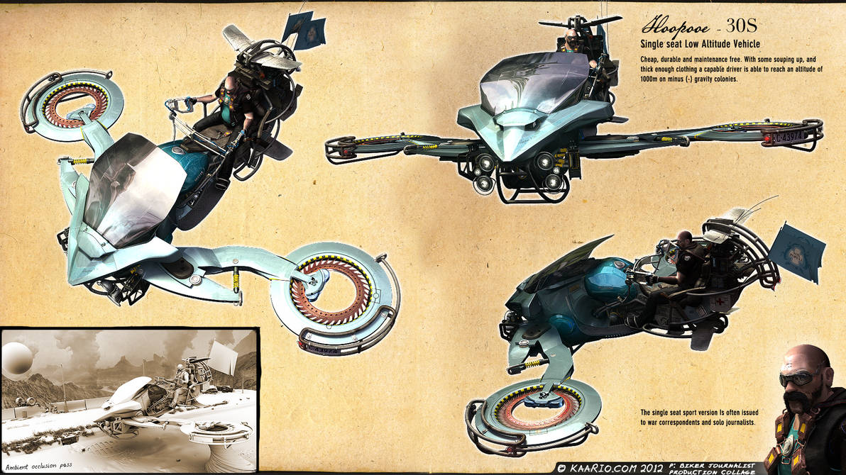 Low Altitude Vehicle / Hoverbike by kaario