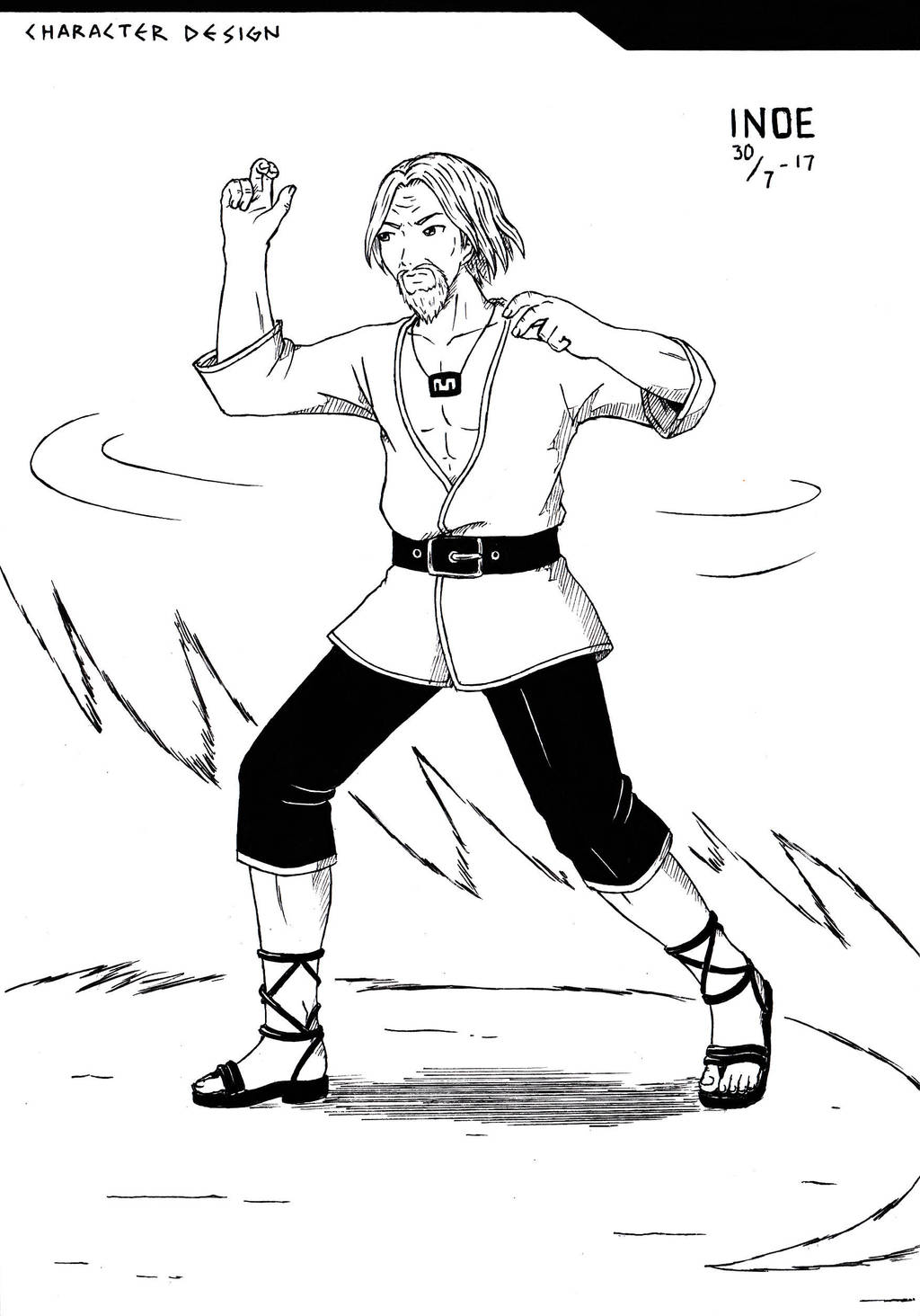 Just Draw! #12: Master Pawiro by i-n-o-e