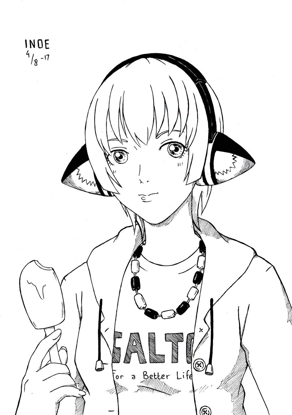 Just Draw! #13: Beast-Ear Headphones? by i-n-o-e