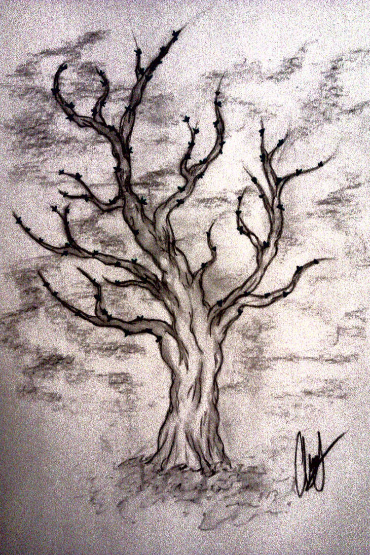 Charcoal Tree by inuyashalovedove on DeviantArt