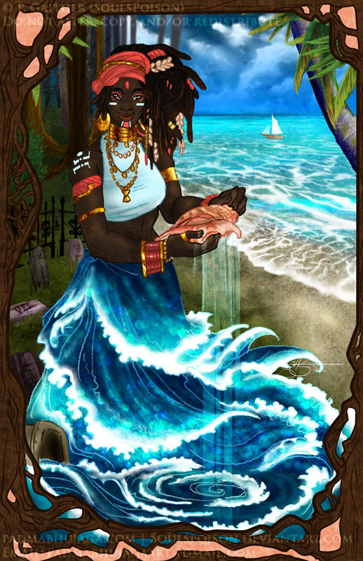 Orisha Yemaya Asesu by soulspoison