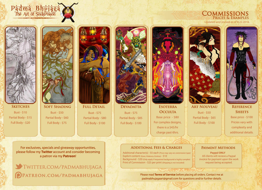 Commission Prices rv2016 by soulspoison