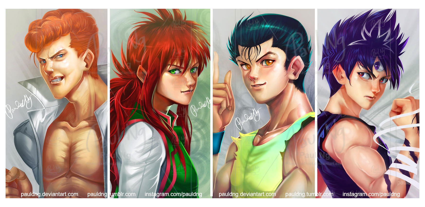 yu yu hakusho characters yu yu hakusho characters