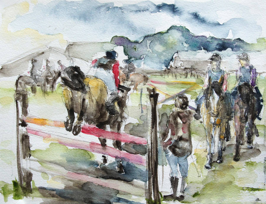 Jumping A Course by BarbaraPommerenke
