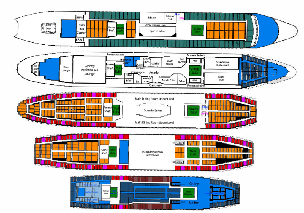 Maps and Deck Plans by BRGCruises on DeviantArt