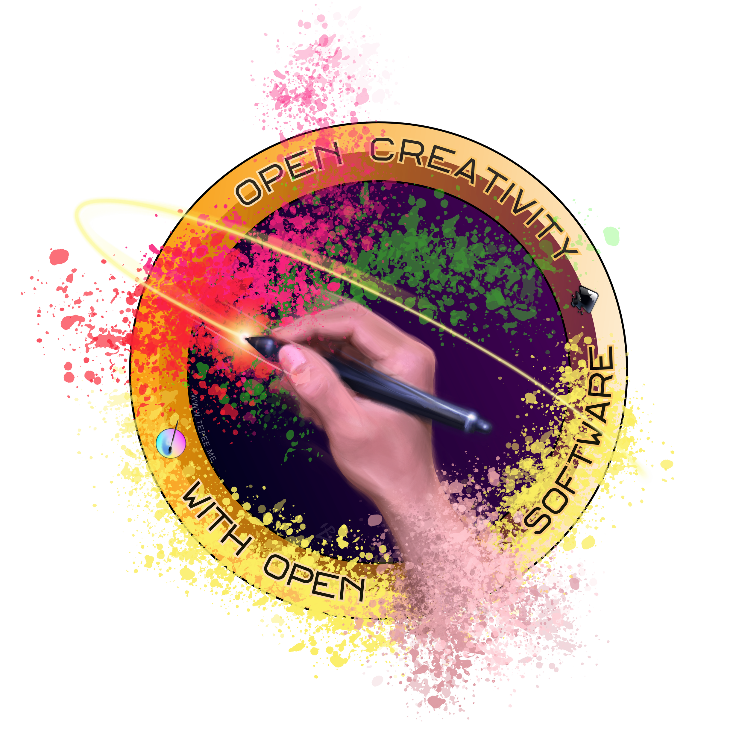 Open Creativity with Open softwares by Tepee