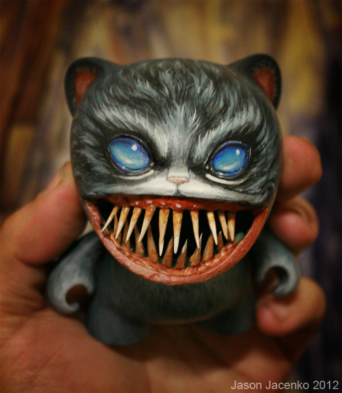 creepy cat for the Kidrobot custom contest by JasonJacenko