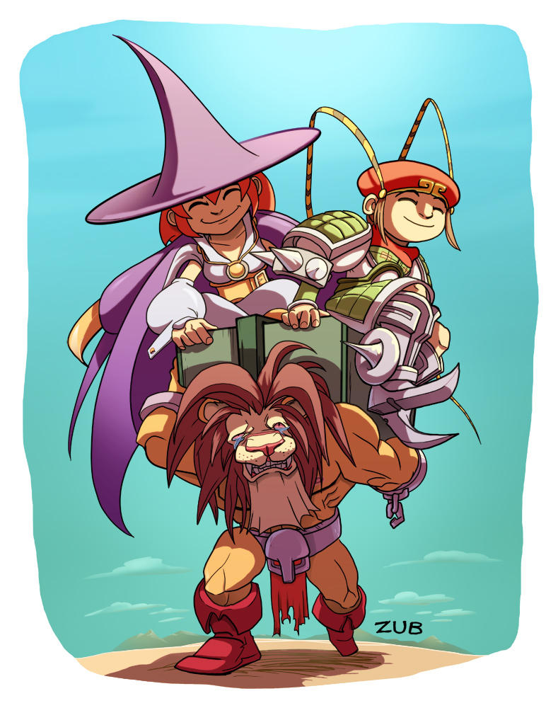 Jim Zub's Capcom Fighting Tribute Pin-Up by Zubby