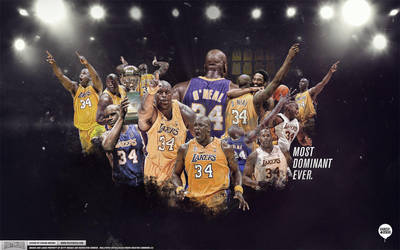 Shaq Lakers Legend Wallpaper by IshaanMishra