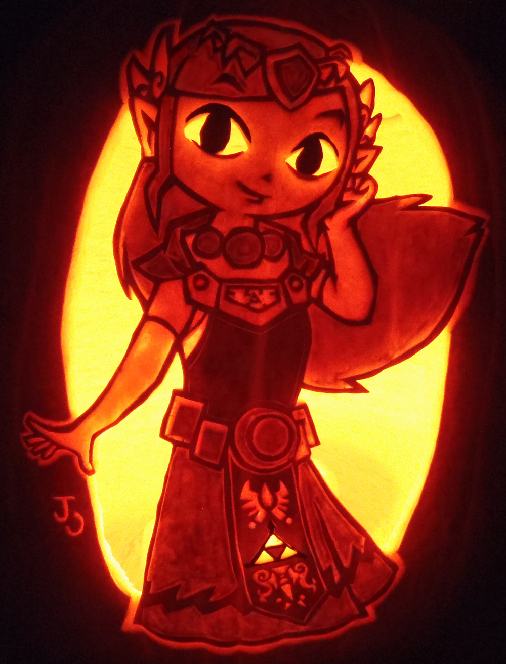 Pumpkin of Wisdom - Princess Zelda by johwee