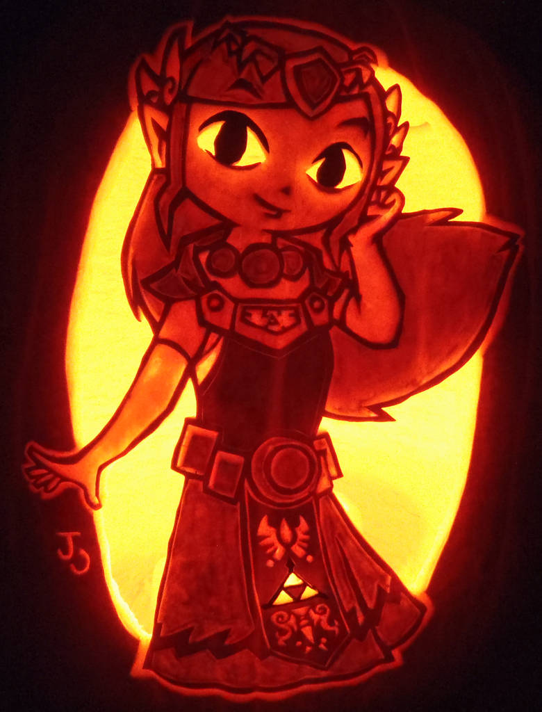 Pumpkin of Wisdom - Princess Zelda by johwee