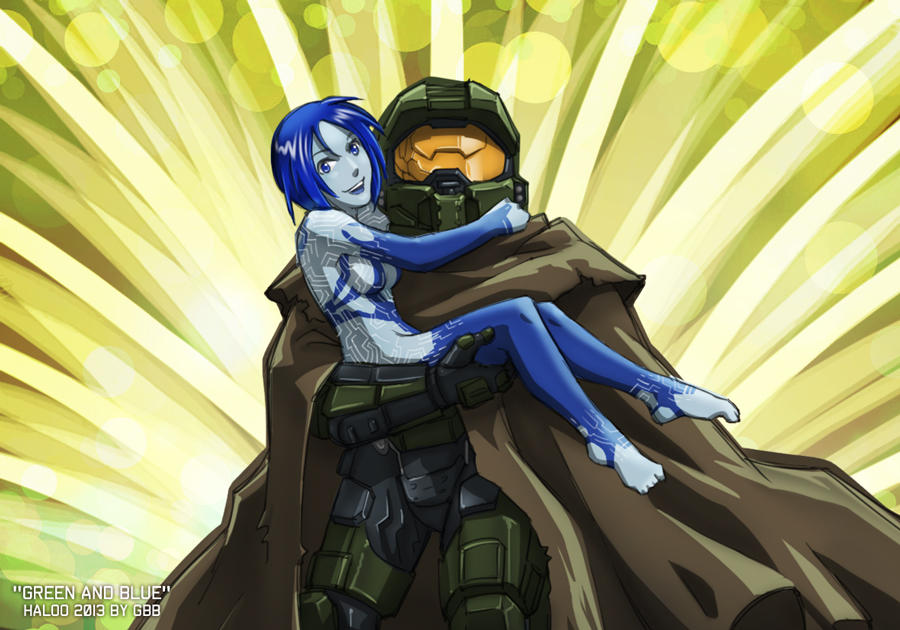 Green and Blue by GRANDBigBird