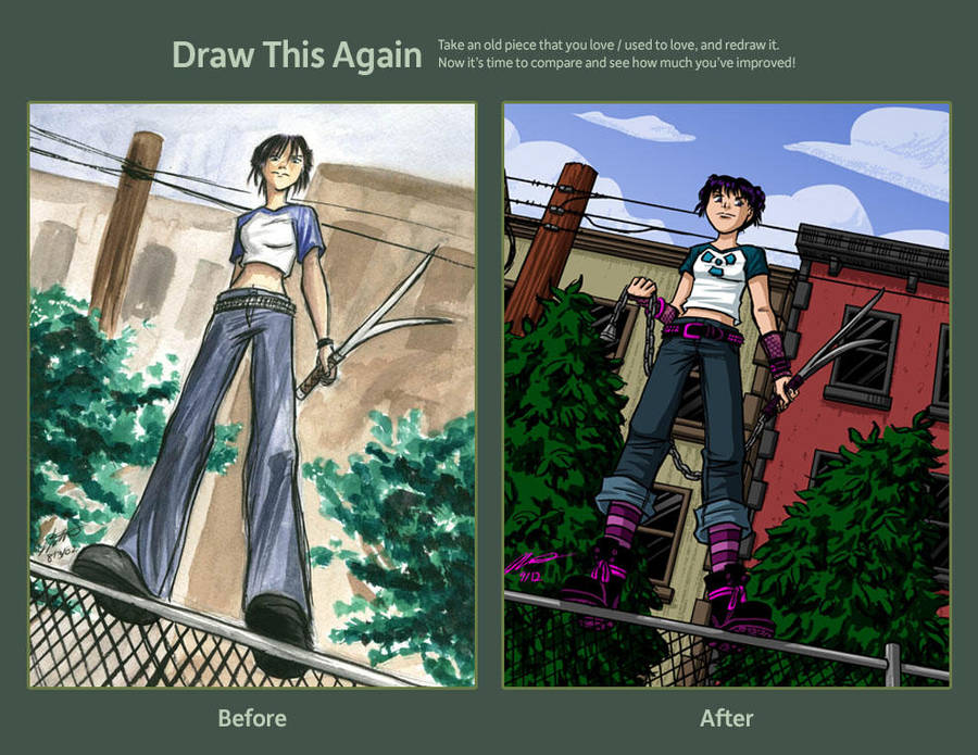 Draw this again: On the fence by VanessaSatone