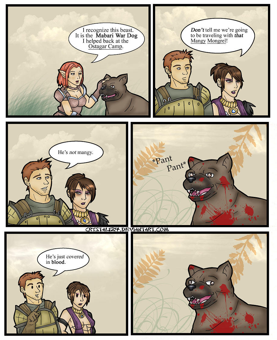 Dragon Age Origins: The Dog by Crystal124