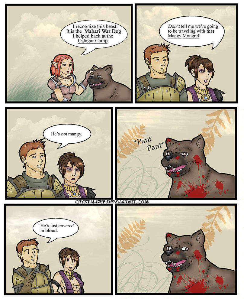 Dragon Age Origins: The Dog by Crystal124