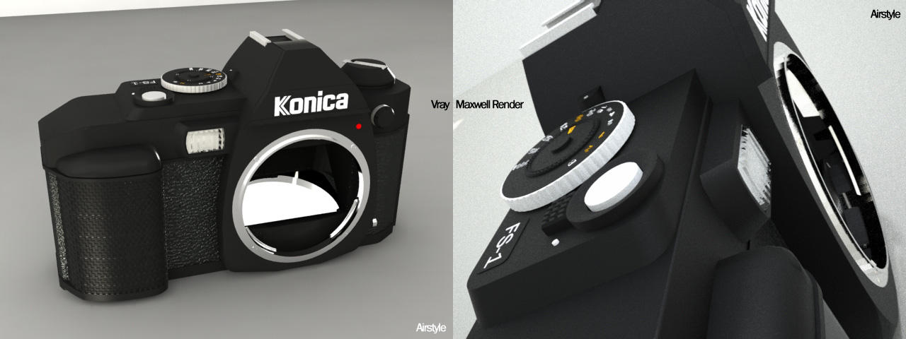 Konica Minolta FS-1 SLR Camera by airstyle
