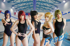 FREE! Iwatobi Swim Club - Female ver. - by usagiyuu