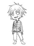 Chibi 2d Lineart by Celestialen