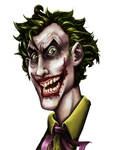 Joker Painted Head by Celestialen