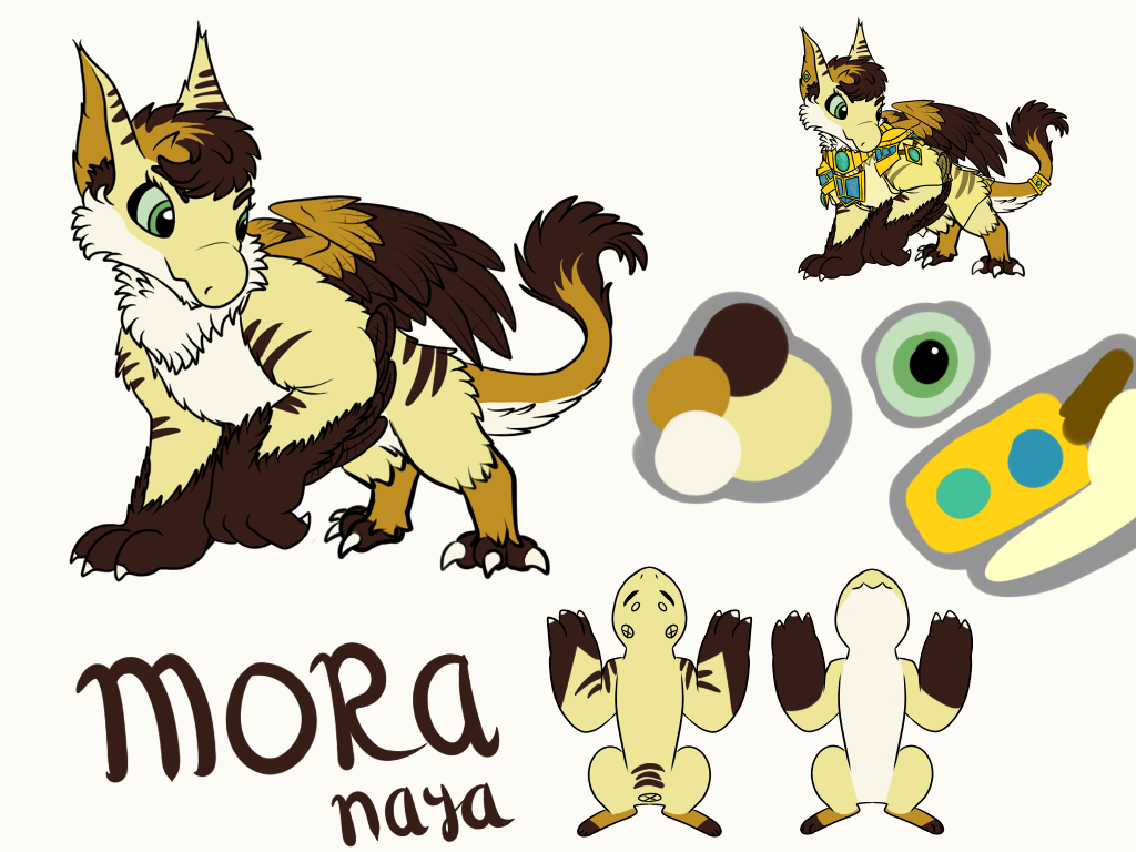 Wyngro - Mora Ref Sheet by Anhrak