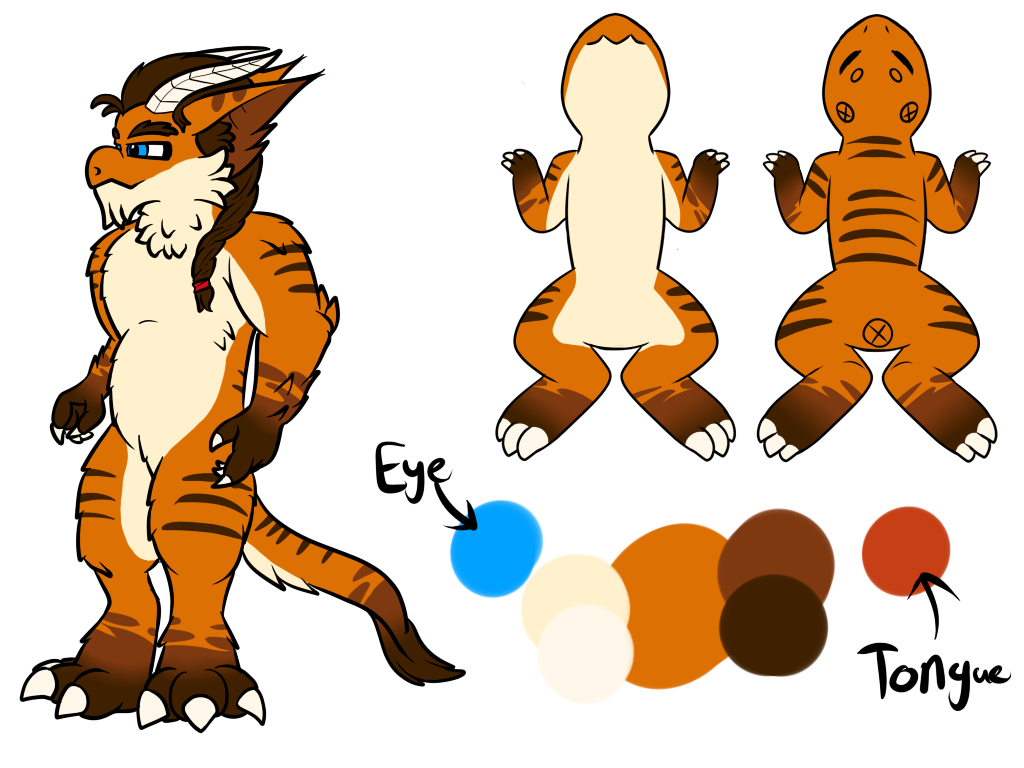 Wyngro - Shay ref sheet (v2) by Anhrak