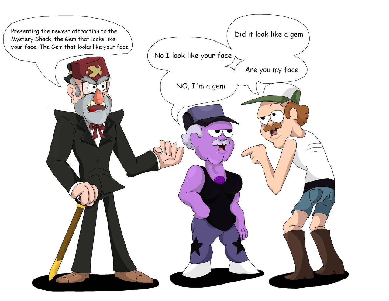 Steven Universe Gravity Falls 3 by Cartoonfan402