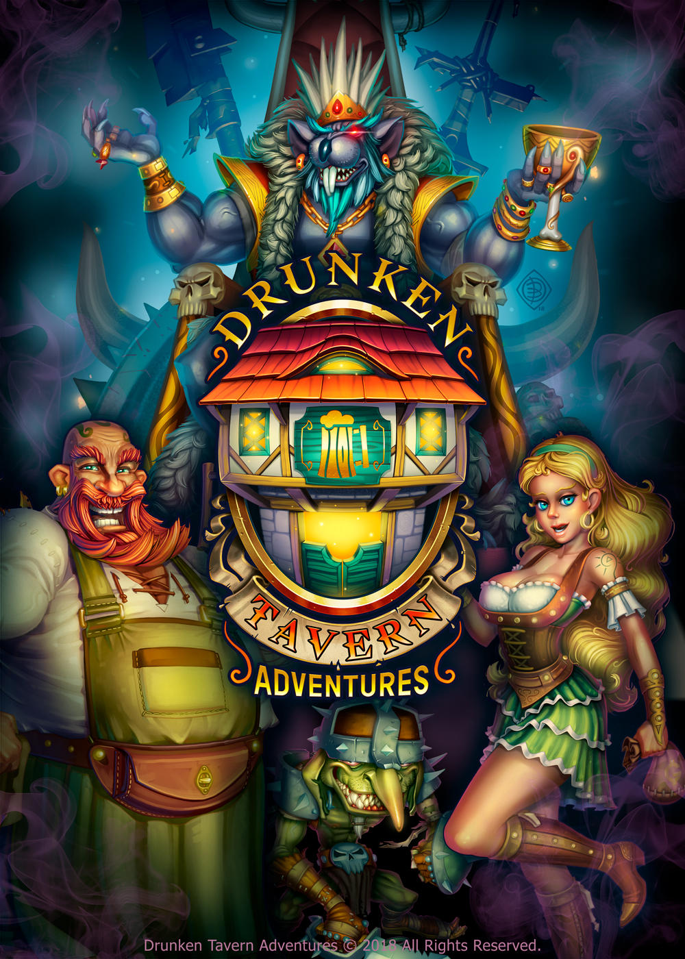 Poster - Drunken Tavern Adventures by Lord-Dragon-Phoenix