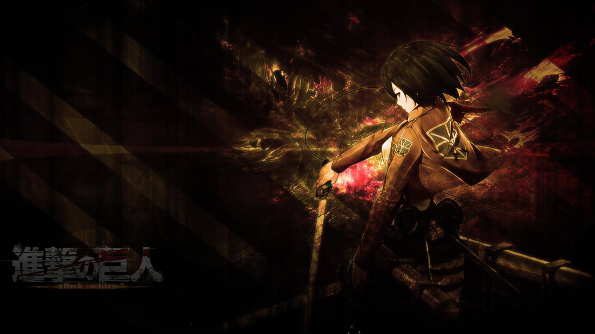 Attack On Titan Mikasa Wallpaper By Skeptec On Deviantart