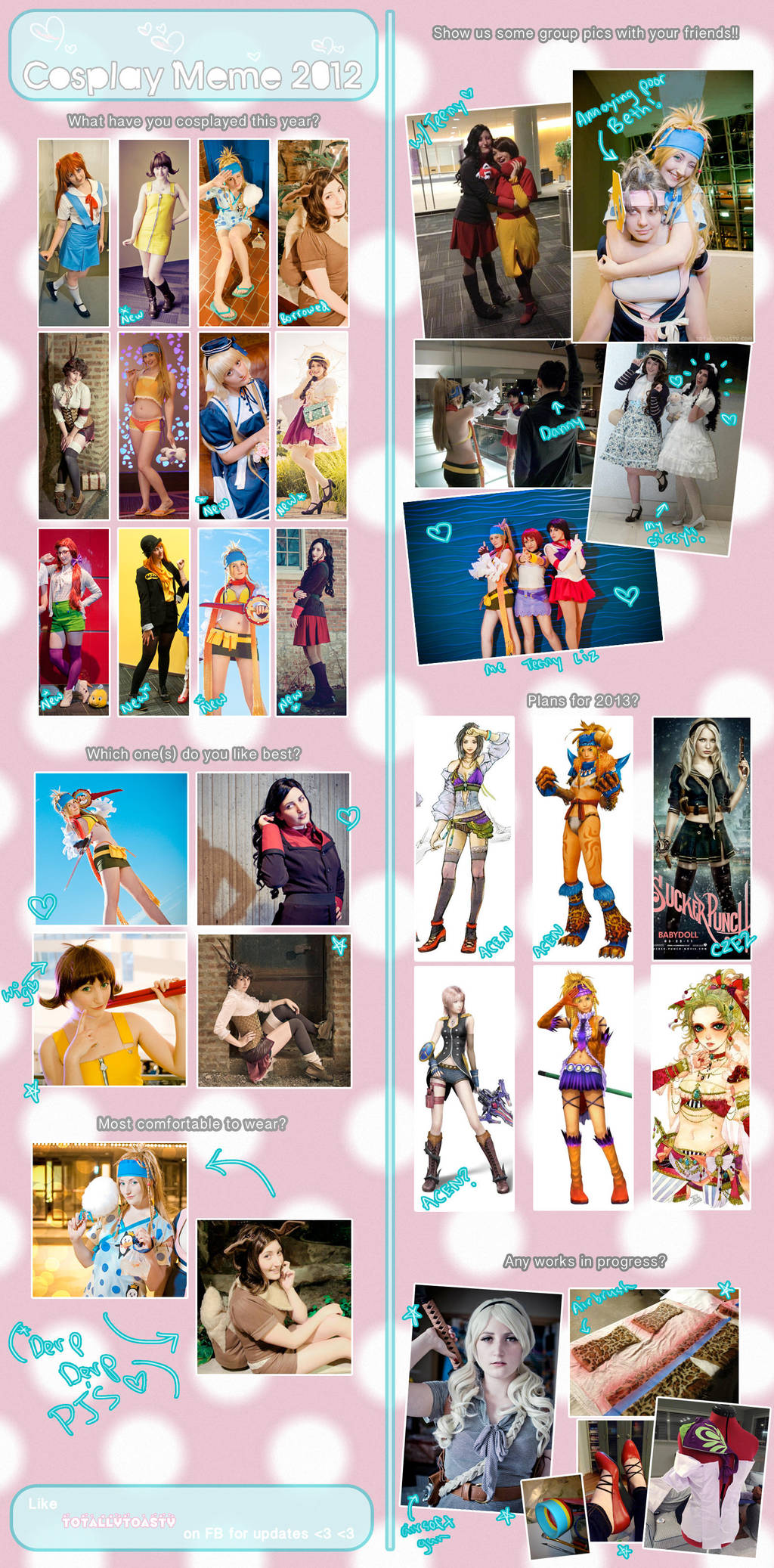 2012 Cosplay Meme by TotallyToastyAri