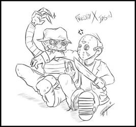 freddyxjason line by GakiRules