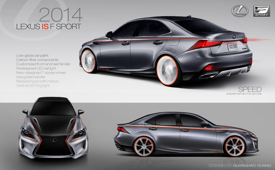 2014 Lexus IS F Sport Concept Design by hgh0518