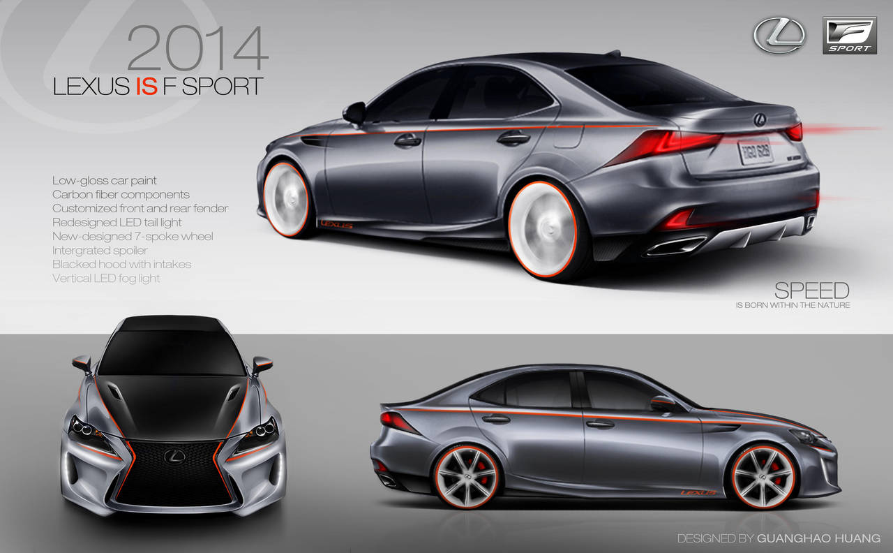 2014 Lexus IS F Sport Concept Design by hgh0518