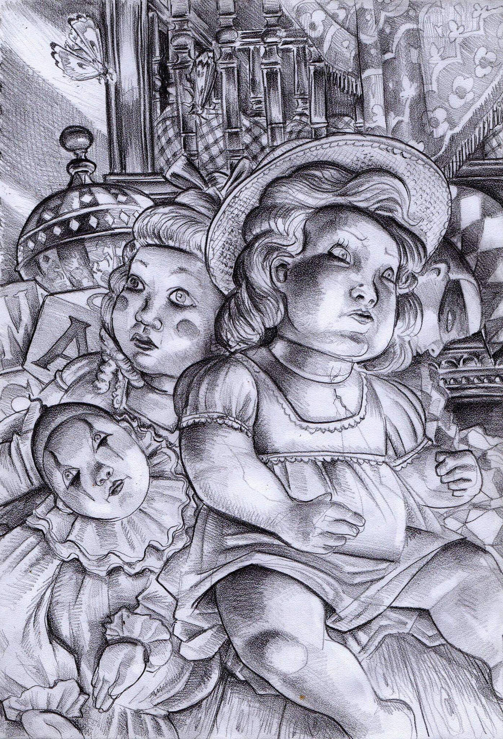 The dolls are coming... by Black--Mountain