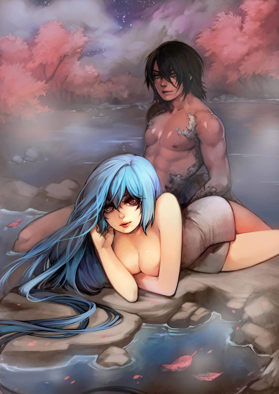 Ttd: Dragon and Fish by ippus