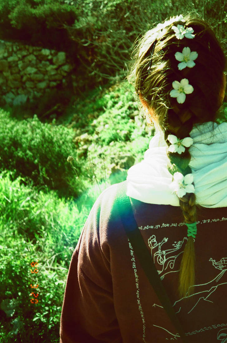 Flowers in her hair by MATZU