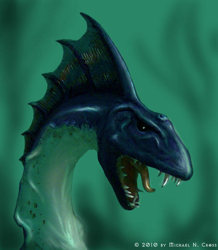 Sea Serpent by vulgardragon